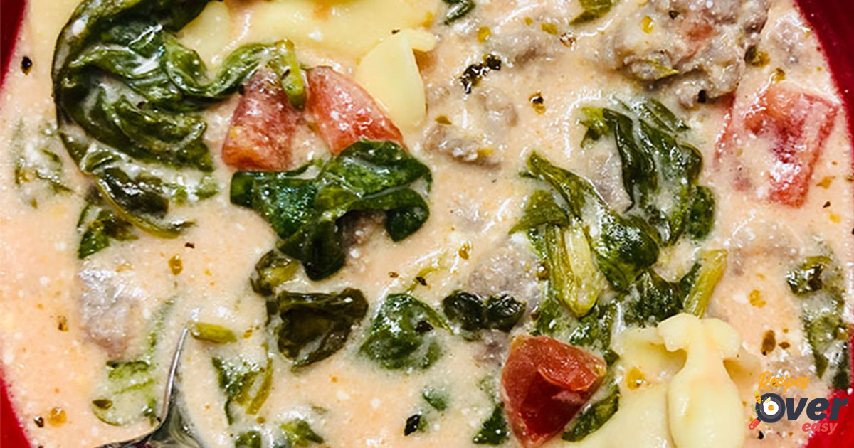 Crockpot Spinach Tortellini Soup Recipe