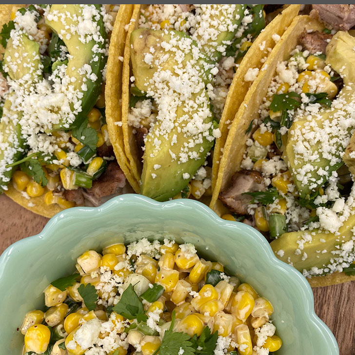 Mexican Street Corn Tacos Recipe