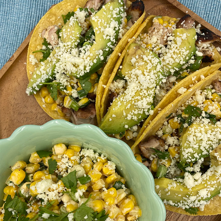 Mexican Street Corn Tacos Recipe